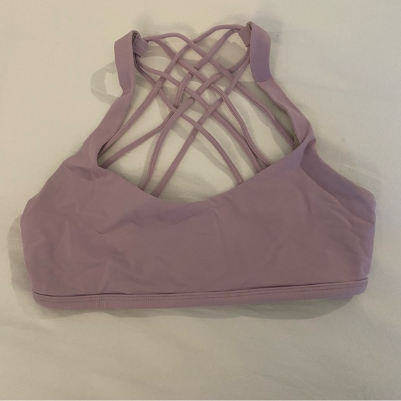 lululemon athletica Other - Lululemon Lilac Sports Bra Free To Be Wild Strappy Bra